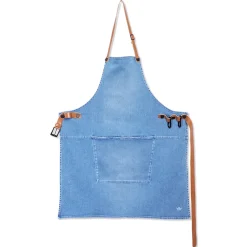 Schort Dutchdeluxes Amazing Apron BBQ Style Denim Washed Indigo