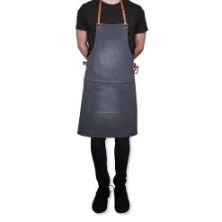 Dutchdeluxes Schort Amazing Apron BBQ Style Denim Washed Grey Discount