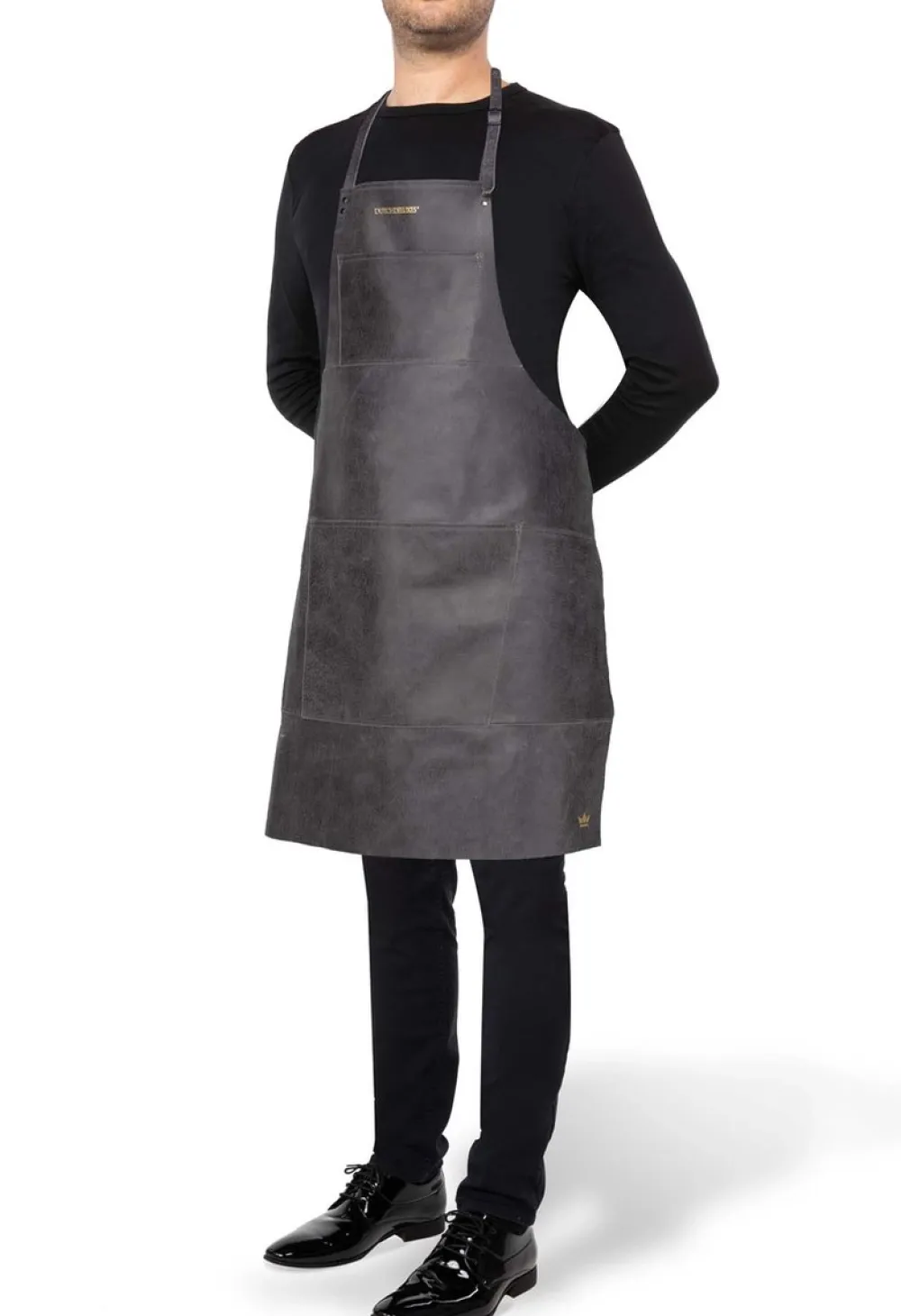 Dutchdeluxes Schort Brushed Apron Vintage Black