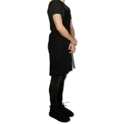 Dutchdeluxes Schort Reversible Serie Apron Black Pied De Poule New