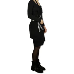 Dutchdeluxes Schort Reversible Serie Apron Black Pied De Poule New
