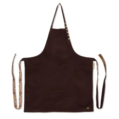 Dutchdeluxes Schort Reversible Serie Apron Purple Flower Field New
