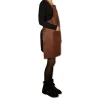 Schort Dutchdeluxes Suspender Serie Apron Classic Brown