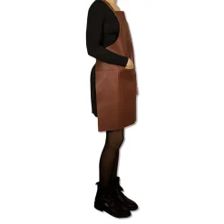 Schort Dutchdeluxes Suspender Serie Apron Classic Brown