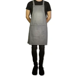 Schort Dutchdeluxes Suspender Serie Apron Grey