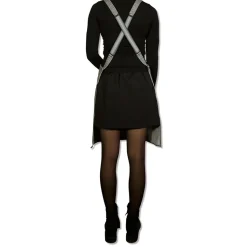 Schort Dutchdeluxes Suspender Serie Apron Grey