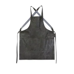 Dutchdeluxes Schort Suspender Serie Apron Vintage Grey Best