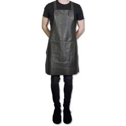 Dutchdeluxes Schort Suspender Serie Apron Vintage Grey Best