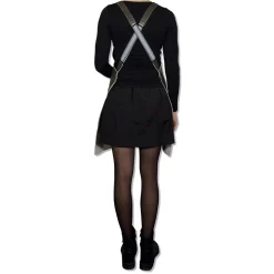 Dutchdeluxes Schort Suspender Serie Apron Vintage Grey Best