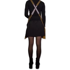 Schort Dutchdeluxes Suspender Serie Apron Vintage Brown