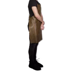 Schort Dutchdeluxes Suspender Serie Apron Vintage Brown