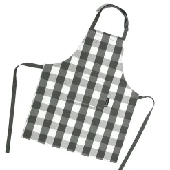 Schort KOOK Ruit Grijs