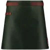 Schort Witloft Waist Down Green Cognac