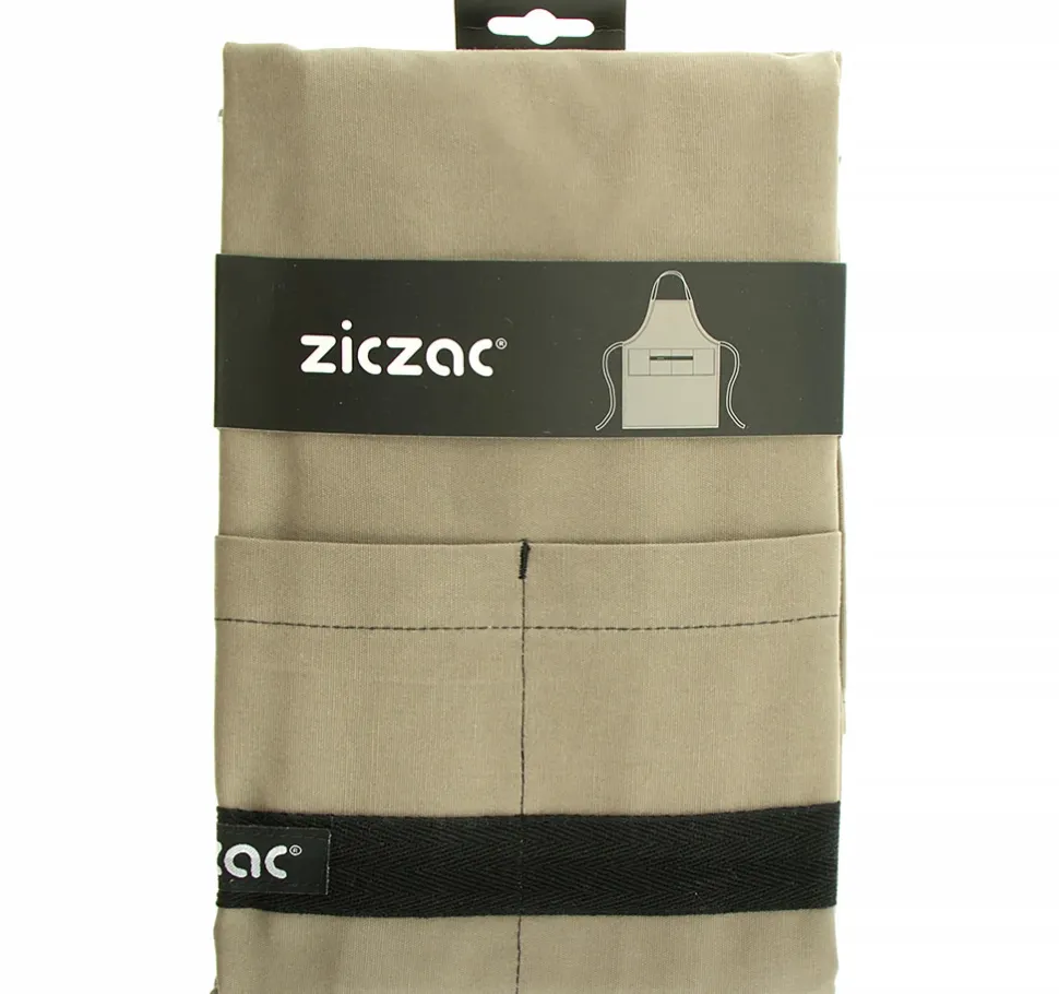 Schort ZicZac Taupe