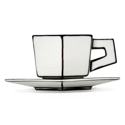 SERAX - Annebet Philips - Carte Blanche Espresso Kop & Schotel - Set van 2