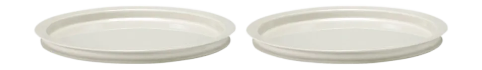 SERAX - Kelly Wearstler - Dune Dinerbord D23 cm - 2 st. - Alabaster