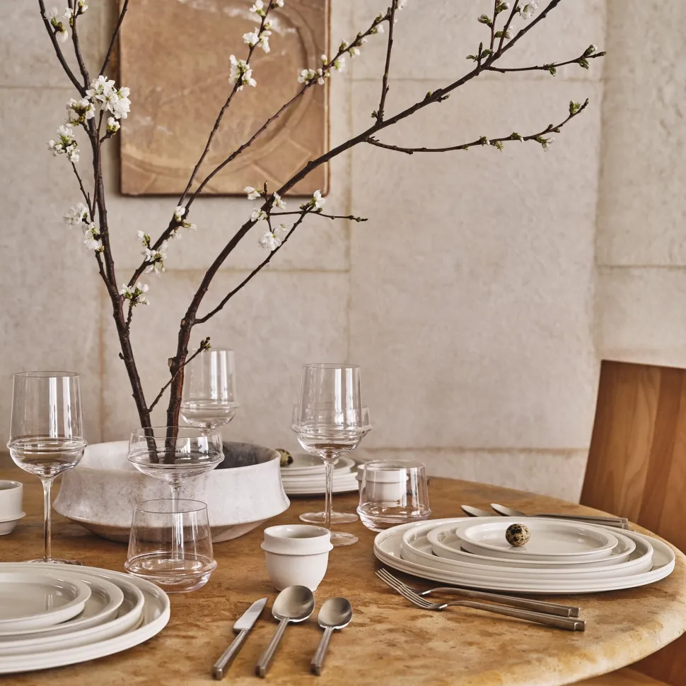 SERAX - Kelly Wearstler - Dune Dinerbord D23 cm - 2 st. - Alabaster