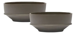SERAX - Kelly Wearstler - Dune Kom D14,5 cm - Slate - Set van 2