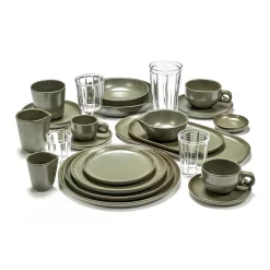 Serax Surface Broodbordje 4 st. -D16 cm - Camogreen