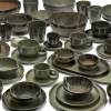 Serax Surface Dessertbord 4 st. - D21 cm - Camogreen Best