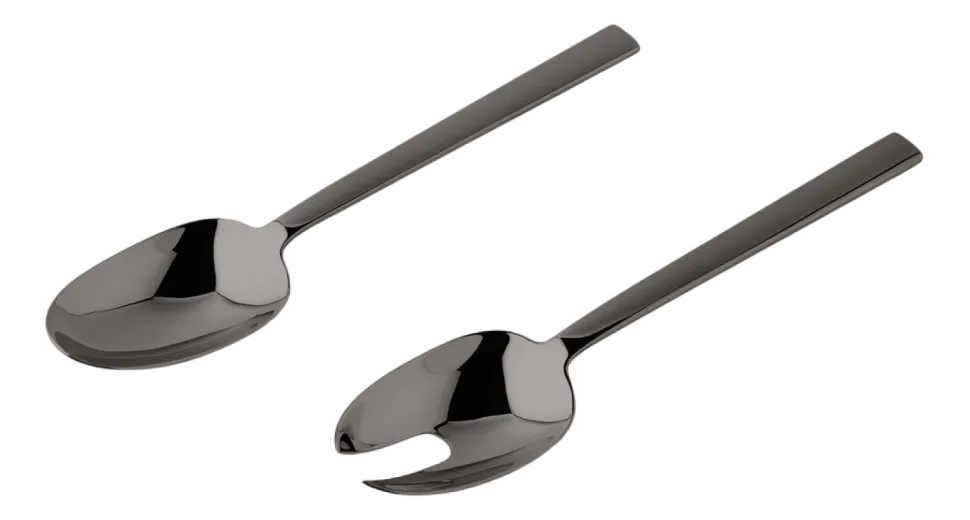 Serveerbestek Sambonet Neutra Mirror PVD 2Black (Set van 2)