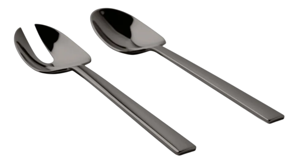 Serveerbestek Sambonet Neutra Mirror PVD 2Black (Set van 2)