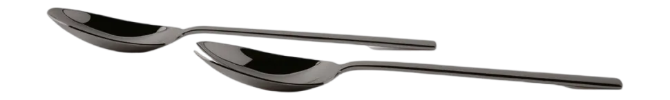 Serveerbestek Sambonet Neutra Mirror PVD 2Black (Set van 2)