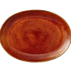Bitz Serveerbord Oval Black Amber 45x34 cm Clearance