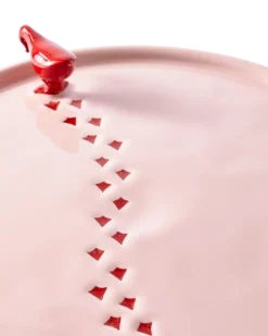 Serveerbord POLSPOTTEN Plate Walking Duck Light Pink