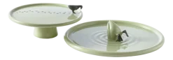 POLSPOTTEN Serveerbord Plate Walking Duck Green Grey Discount