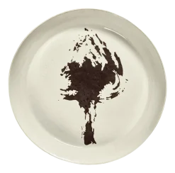 Serveerbord Serax Feast Tableware By Ottolenghi White Artichoke Black L 44,5 cm