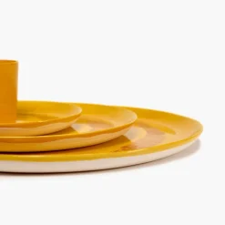 Serveerbord Serax Feast Tableware By Ottolenghi Yellow Stripes Red 35 cm
