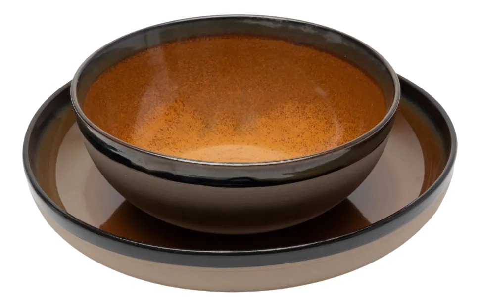 Serveerbord Serax Surface Tableware By Sergio Herman Rusty Brown M 32 cm