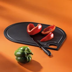 Serveer en Snijplank Kela Nobel Zwart 37 x 27,5 cm