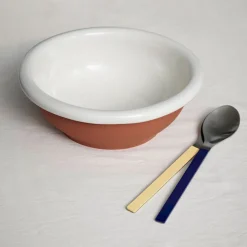 Serveerlepel HAY MVS Serving Spoon Dark Blue Yellow (Set of 2)