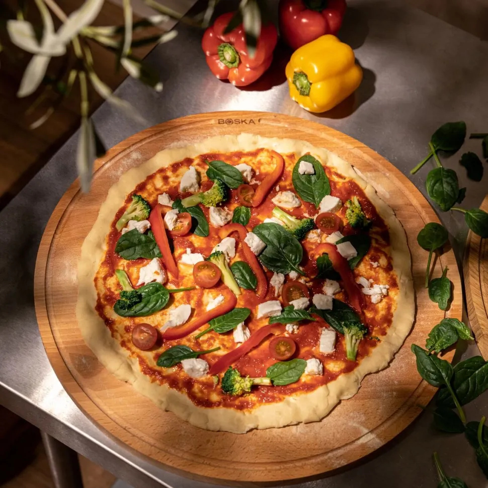 Serveerplank Boska Amigo Pizza Board XL Brown