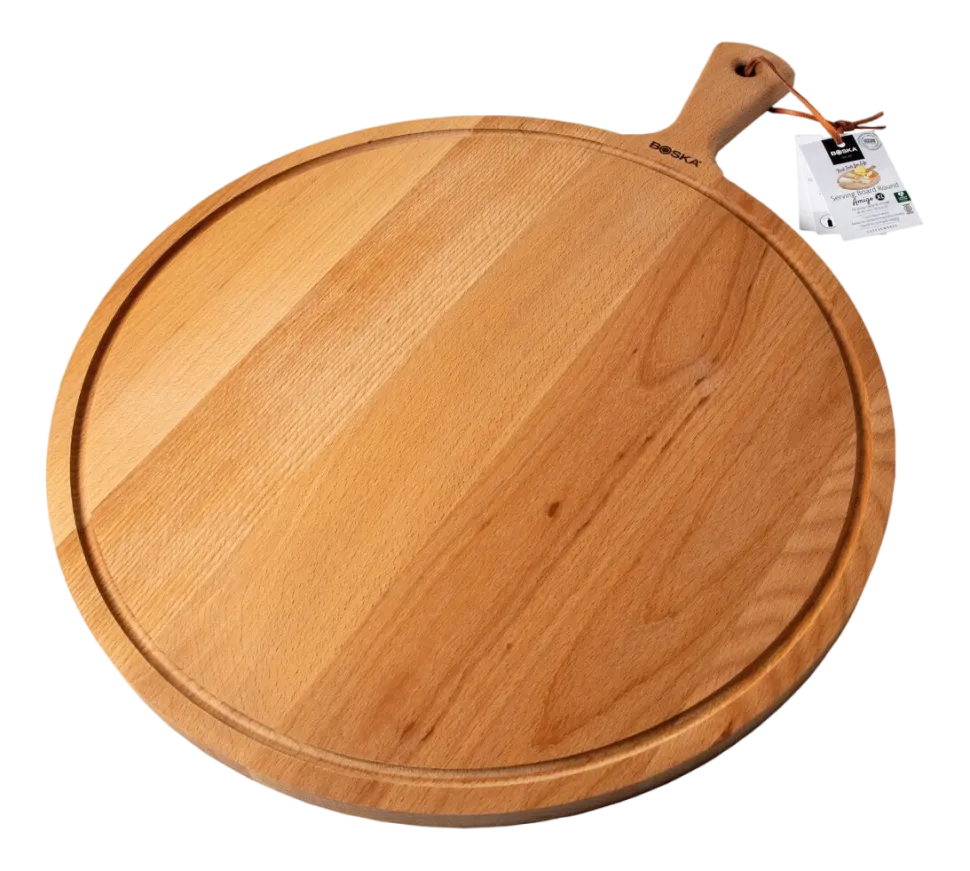 Serveerplank Boska Amigo Round XL Brown