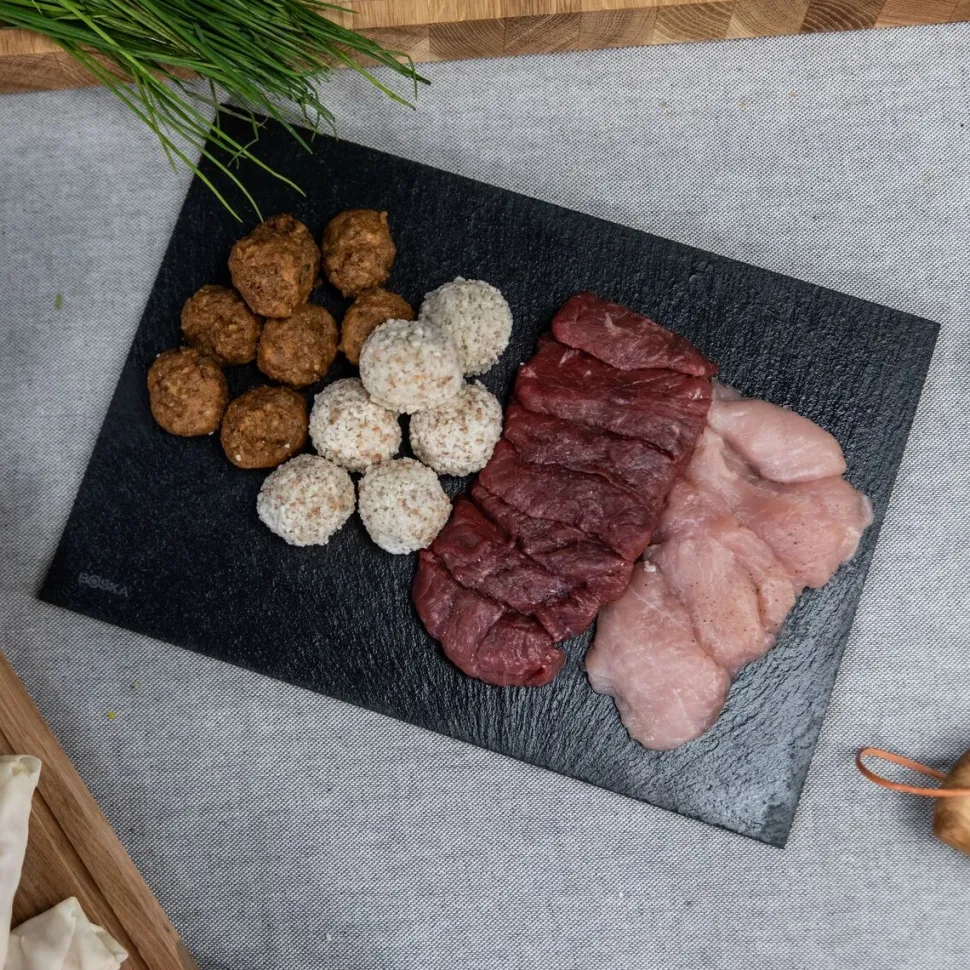 Serveerplank Boska Slate Light M Black