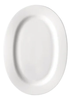 Alessi Serveerschaal PlateBowlCup White Porcelain 36 x 25 cm Best