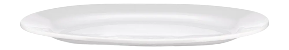 Alessi Serveerschaal PlateBowlCup White Porcelain 36 x 25 cm Best