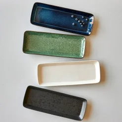Serveerschaal Bitz Gastro Black Green 38 x 14 cm