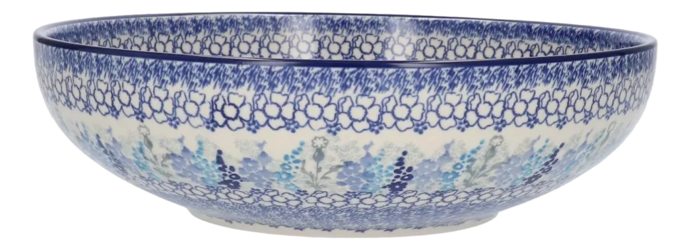 Serveerschaal Bunzlau Castle Delphinium 27 cm