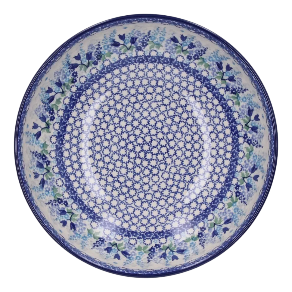 Serveerschaal Bunzlau Castle Blue Garden 27 cm