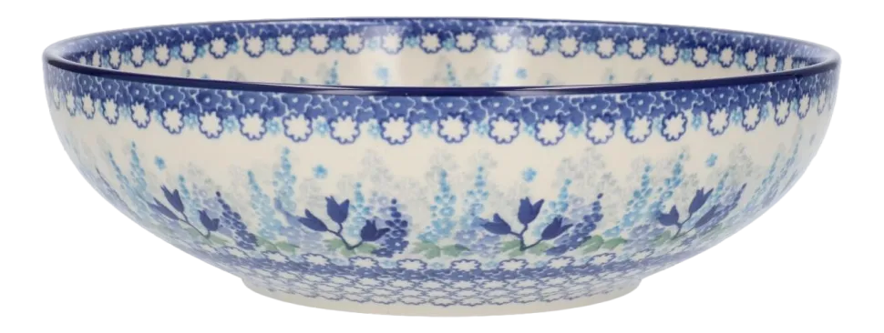 Serveerschaal Bunzlau Castle Blue Garden 27 cm