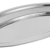 Serveerschaal HAY Essential Steel Oval Dish Medium Stainless steel