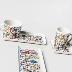 Iittala Serveerschaal Taika Rechthoek Wit Meerkleurig (12 x 24 cm)