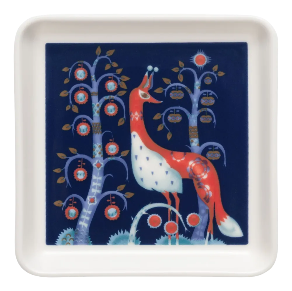 Iittala Serveerschaal Taika Vierkant Blauw (12 x 12 cm) Best