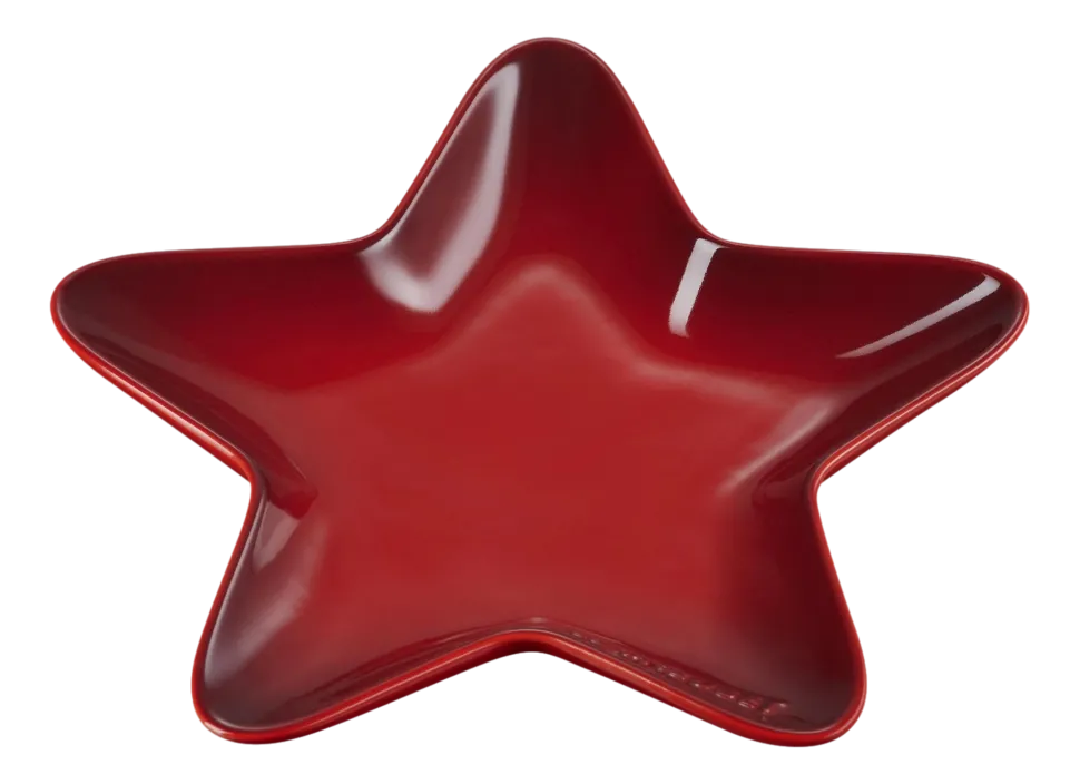 Serveerschaal Le Creuset Ster Kersenrood