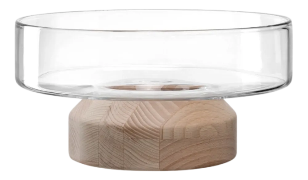 Leonardo Serveerschaal Legno On Base 27 cm