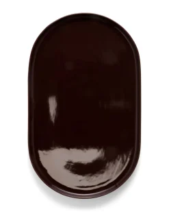 Serveerschaal Marc O'Polo Moments Earth Brown 40 x 24,5 cm
